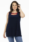 Tunic flare contrast DOLCE - blue - #2