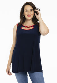 Tunic flare contrast DOLCE - blue - #2