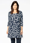 Tunic wide bottom SAILOR - blue - #2