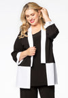 Cardigan-jacket colourblock - black - #2