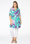 Tunic wide bottom SWIRL - purple - #2