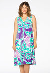 Dress pleated SWIRL - purple - #2