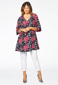 Tunic FLORI DOT - blue - #1