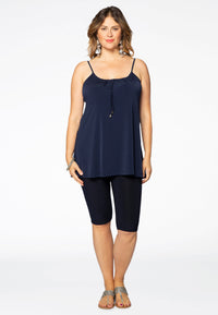 Singlet flare spaghetti DOLCE - blue - #1