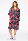 Dress wide FLORI DOT - blue - #1