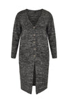 Cardigan mouliné - black - #2