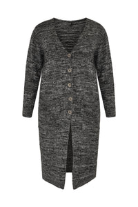 Cardigan mouliné - black - #2