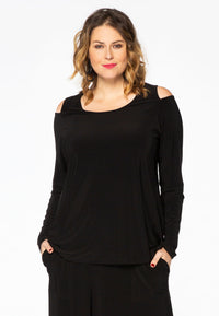 Shirt relax cold shoulder DOLC - black - #2