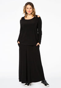 Shirt relax cold shoulder DOLC - black - #1