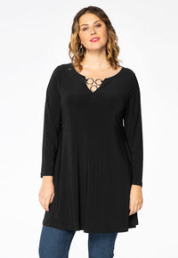 Tunic wide bottom rings DOLCE - black - #2