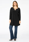 Tunic wide bottom rings DOLCE - black