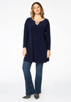 Tunic wide bottom rings DOLCE - blue - #1