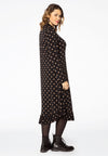 Dress collar DOTS - black - #3