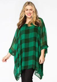 Tunic square CARREAU - green - #1