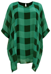 Tunic square CARREAU - green - #4