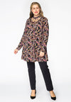 Tunic wide bottom PAISLEY - black - #2