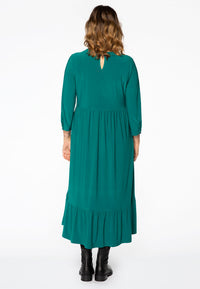 Dress frilled DOLCE - green - #3
