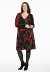 Dress flower knitted - black - #2