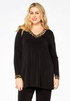 Tunic flare leopard/uni DOLCE - black - #2