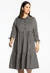 Dress pied de poule dolce - black - #1