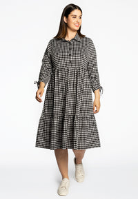 Dress pied de poule dolce - black - #2