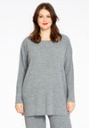 Pullover wide rib LOUNGE - grey - #1