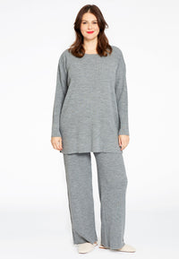 Pullover wide rib LOUNGE - grey - #2