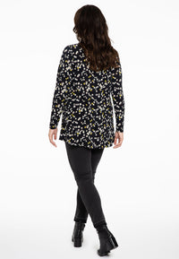 Tunic flare DAISY - black - #3