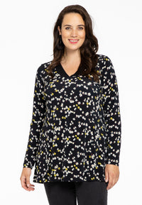 Tunic flare DAISY - black - #2