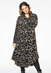 Blouse-dress frilled bottom DAISY - black - #2