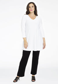 Tunic wide bottom OBLIE - white - #1