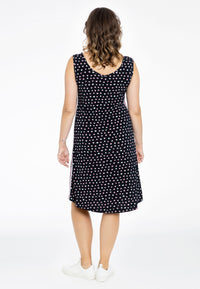 Dress sleeveless SPRINKLE stripe - black - #3