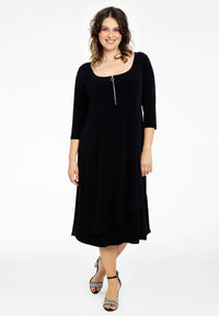 Dress double layer DOLCE - black - #2
