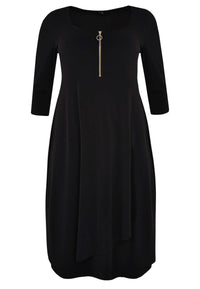 Dress double layer DOLCE - black - #4