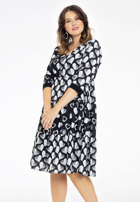 Dress frill HEARTS - black - #2