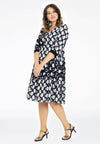 Dress frill HEARTS - black - #1