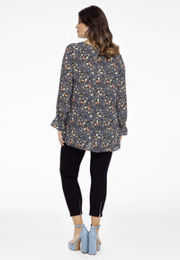 Tunic FLOWER RAIN - black - #3