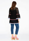 Tunic ruffled LACE - black - #3