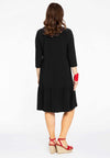 Dress frilled grandad collar DOLCE - black - #3