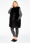 Waistcoat fake fur - black - #1
