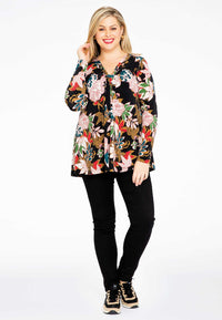 Shirt A-line TOKYO - black - #1