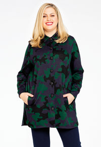 Blouse-cardigan CAMOUFLAGE - green - #2
