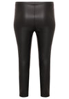 Leggings with coating - black - #5