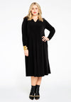 Pleated dress DOLCE - black - #1