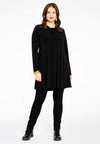 Tunic wide bottom knot detail DOLCE - black - #2