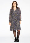 Dress Aline smock CHEETAH - grey