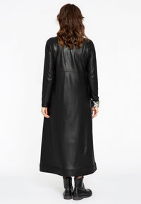 Dress V-neck SHINE - black - #3