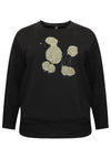 Sweater strass POODLE - black - #4