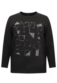 Sweater strass Cube - black - #3