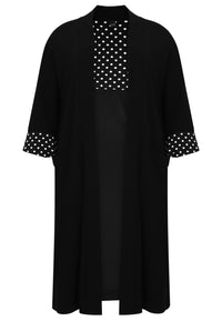 Jacket with polkadot DIAGONAL - black - #4